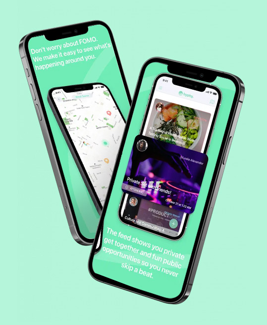 Hyphy <span></span> Social app promoting connections, plans, and happiness