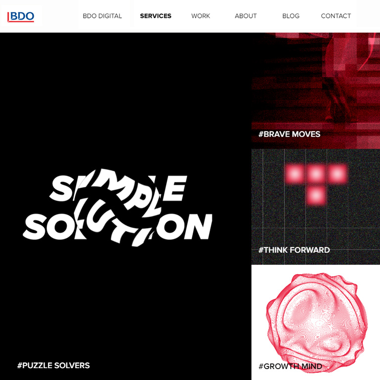 BDO Portfolio website in English