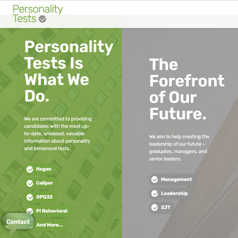 Personality tests מבחני אישיות לפני העסקה